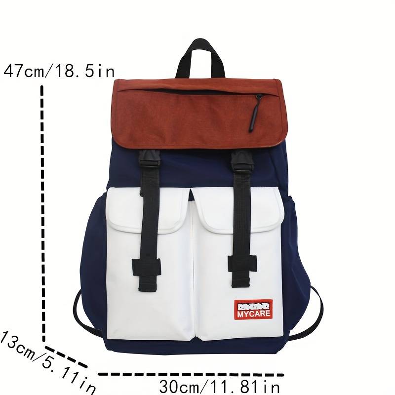 iskolatáska hátizsák, fehér, nylon anyagból, laptoprekesszel, belső rekeszekkel, 49947b modell