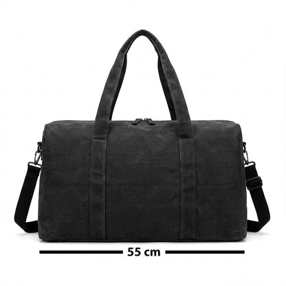 utazótáska, fekete, nagyméretű, nylon anyagból, változatként, 007141B modell