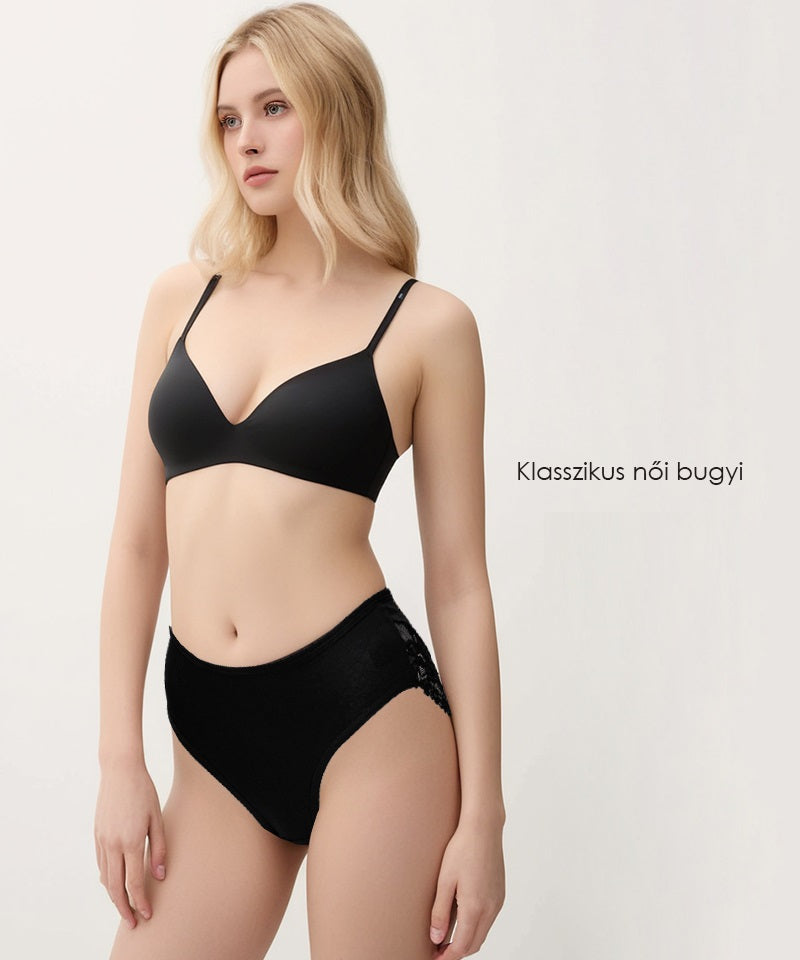 női bugyi, többszínű, 6 részes, pamutból, elölnézetben, 4873-88e8 modell