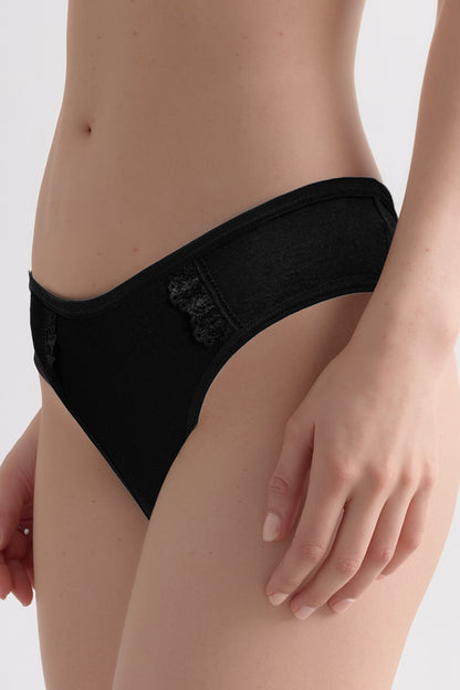 női tanga, többszínű, 6 részes, pamutból, közeli anyagrészlettel, ZZC_34072_XL modell