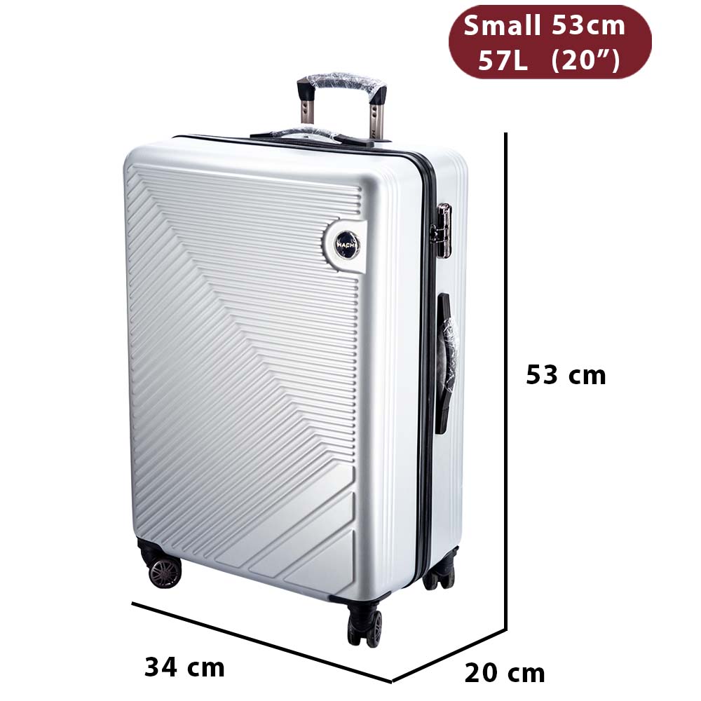 bőrönd, ABS keményfedeles, ABS keményhéjjal, zár részletével, 357910-224A modell