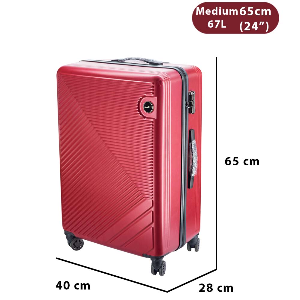 bőrönd, ABS keményfedeles, ABS keményhéjjal, zár részletével, 357910-226A modell