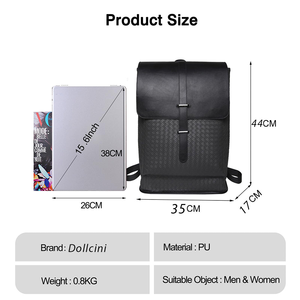 laptoptáska, fekete, műbőr kivitelben, laptoprekesszel, belső rekeszekkel, 432302 modell