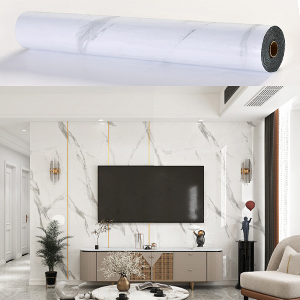 fehér PVC falpanel tapéta ajándékbemutató képen