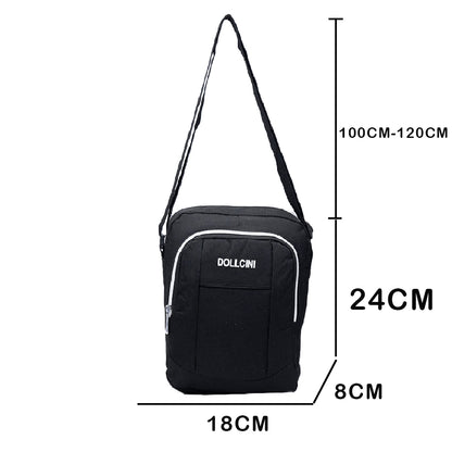 női oldaltáska, kompakt, nylon anyagból, állítható pánttal, 512201 modell