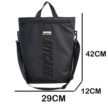 iskolatáska hátizsák, nylon anyagból, karcálló felülettel, oldalnézetben, 546171 modell
