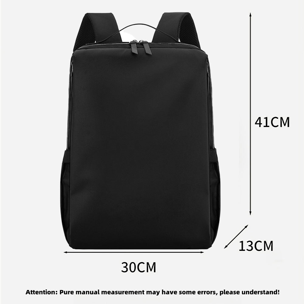 fekete női laptop hátizsák méretábrán, 30 x 13 x 41 cm jelöléssel