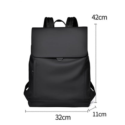 laptop hátizsák, fekete, nylon anyagból, laptoprekesszel, oldalnézetben, 546721 modell