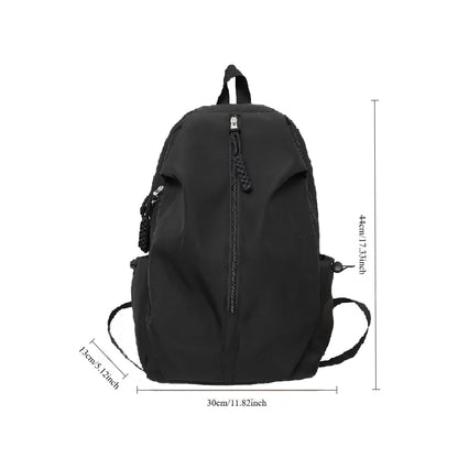 iskolatáska hátizsák, nylon anyagból, laptoprekesszel, vállpánttal