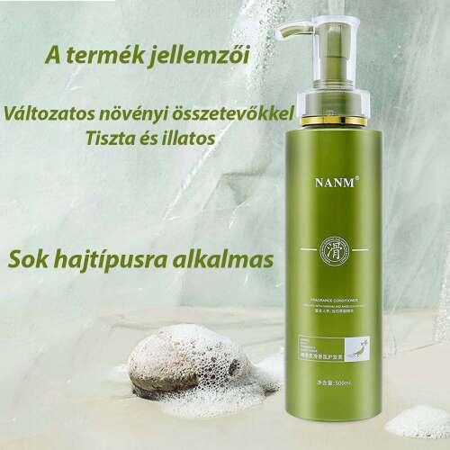 szépségápolási termék, zöld, ginzenggel, részletnézetben