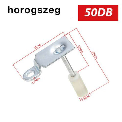 horogszeg szögbelövőhöz, 50 db, méretadatokkal