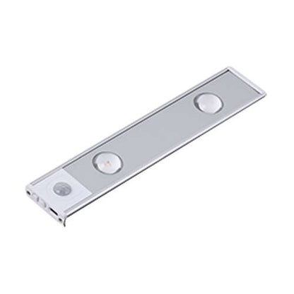 Dollcini mozgásérzékelős smart LED szekrénylámpa, ezüst, USB csatlakozóval