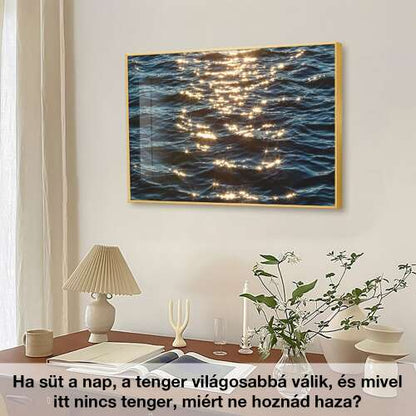 otthoni dekoráció, üveg részlettel, oldalnézetben