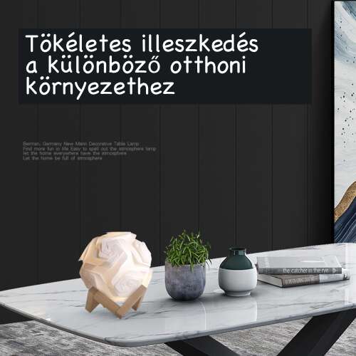 DIY LED rózsalámpa, fehér rózsa formában modern asztali dekorációként