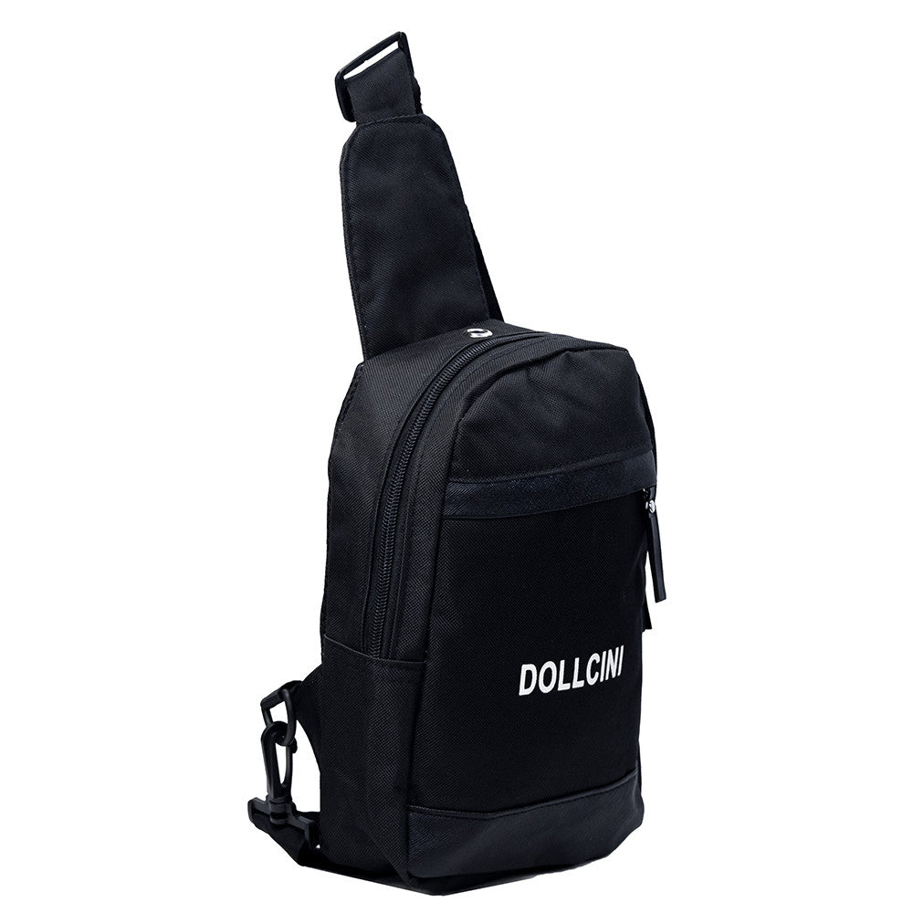 férfi melltáska, nylon anyagból, vízálló kivitelben, állítható pánttal, 7586637 modell
