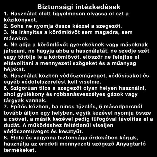 kézi szögbelövő, piros, fém részlettel, közeli nézetben, 93769274 modell