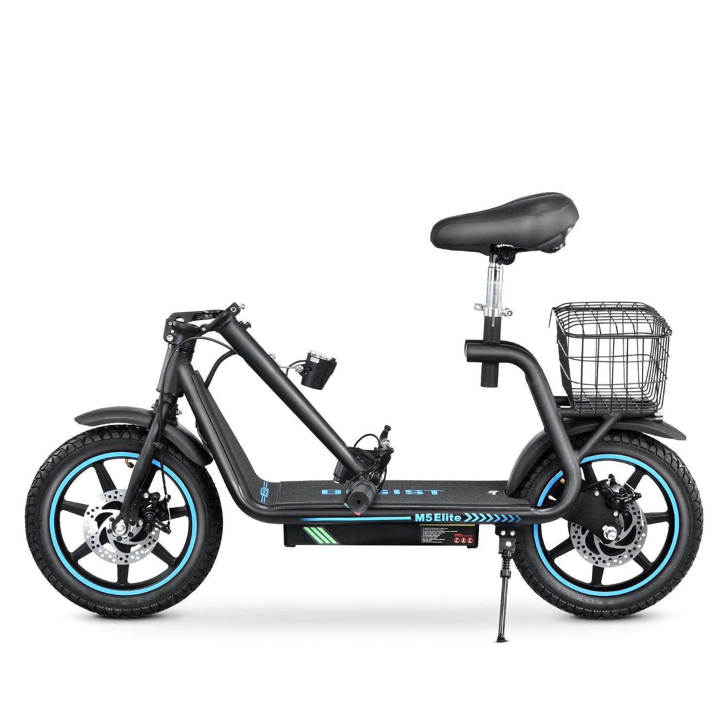 Bogist M5 Elite elektromos roller, összecsukott hordozható kialakítással