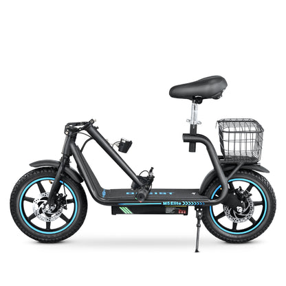 Bogist M5 Elite elektromos roller, összecsukott hordozható kialakítással