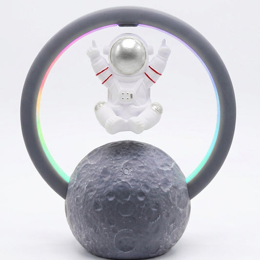 Dollcini űrhajós Bluetooth hangszóró, holdtalppal és LED fénygyűrűvel