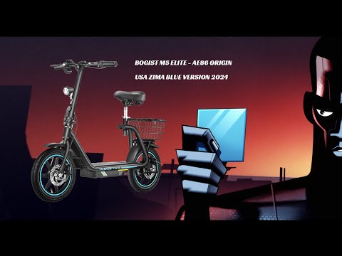 Bogist M5 Elite elektromos roller bemutató videón