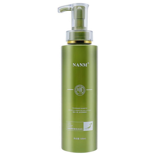 Dollcini Nanmeishun ginzeng sampon, zöld pumpás flakonban, 500 ml