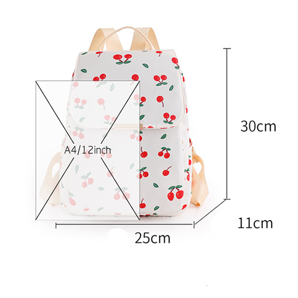 női hátizsák, kompakt, nylon anyagból, laptoprekesszel, oldalnézetben