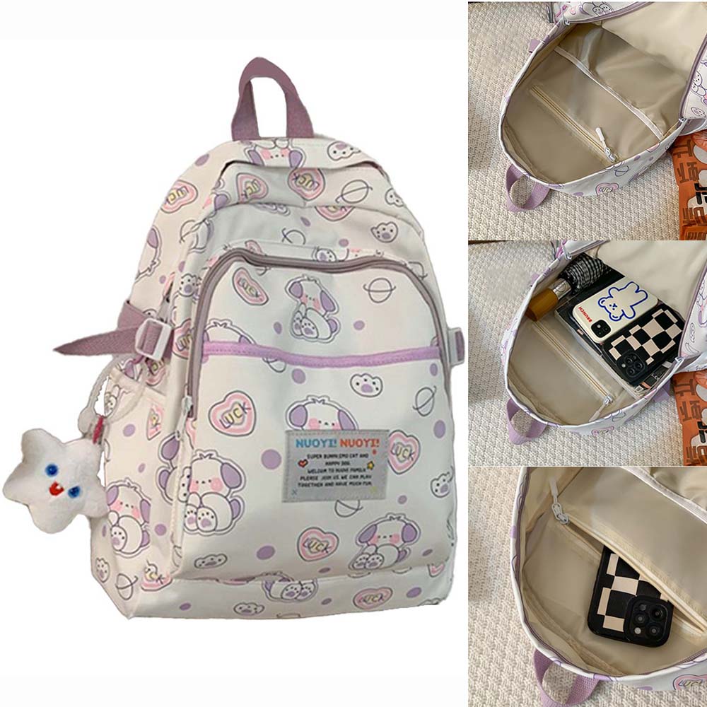 iskolatáska hátizsák, nylon anyagból, vízálló kivitelben, főnézetben