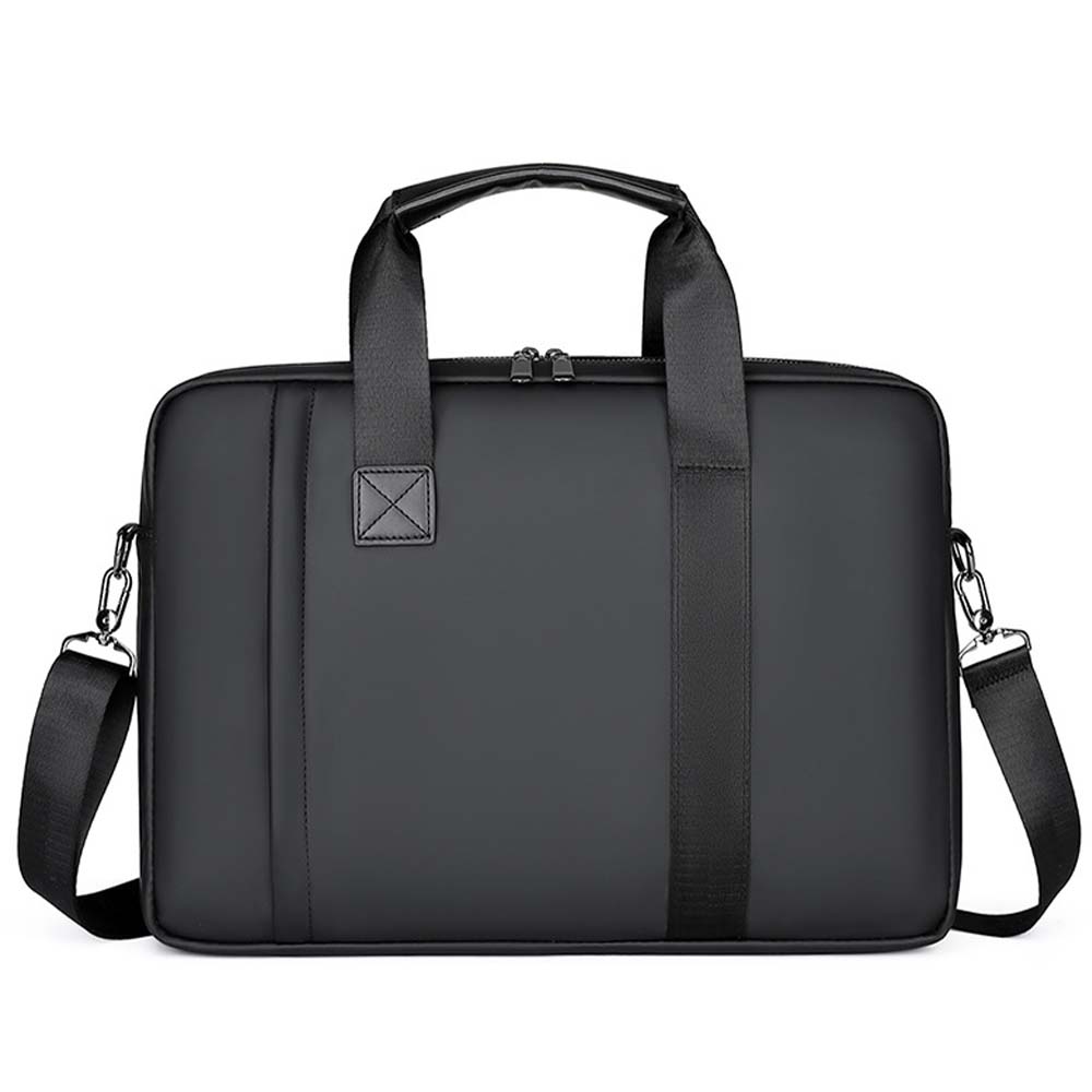 Dollcini fekete nylon férfi laptop aktatáska, vállpánttal és felső fogantyúval