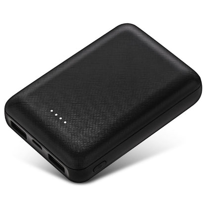 Dollcini 10000 mAh power bank, fekete, LED töltöttségjelzővel