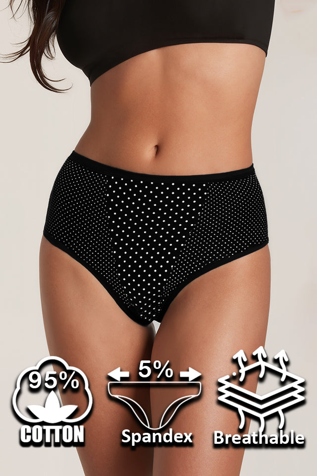 női bugyi, többszínű, 6 részes, pamutból, közeli anyagrészlettel, ZZC_69542_4XL modell