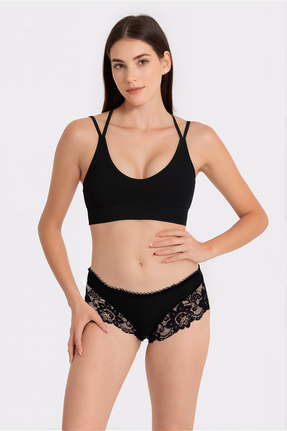 női bugyi, többszínű, 6 részes, pamutból, közeli anyagrészlettel, ZZC_88052_XXL modell